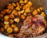 Une image de l'étape 5 de Côtes de porc, champignons, pommes de terre et carottes à la NUTRICOOK.