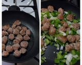 A picture of step 2 of brat casserole.