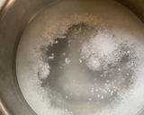 A picture of step 1 of Taro sago in Coconut.