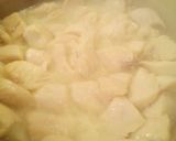 A picture of step 2 of Sunshine's chicken,ziti casserole.