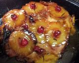 A picture of step 8 of Brown sugar,honey,pineapple ham.