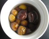 A picture of step 1 of Mock Marron Glacé.