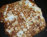 A picture of step 2 of SugaMamas French Toast Sandwich.