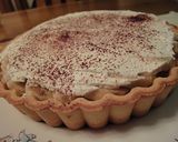 A picture of step 4 of Rich Chocolate Banana Tart.