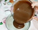 صورة لخطوة 3 من وصفة كيكةالشكولاة اقتصادية وبنينة