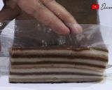 Foto langkah ke 9 dari resep Kue lapis kenyal cokelat moka.
