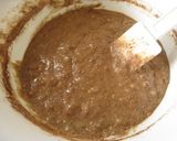 A picture of step 3 of Dairy and Egg-Free Macrobiotic Banana Cake.