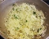 A picture of step 4 of Rice with coconut and radish.