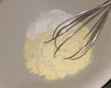 A picture of step 1 of Dahi Bundi.