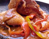 A picture of step 3 of Honey peppered chicken.