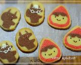 A picture of step 63 of Cute Little Red Riding Hood Icebox Cookies.