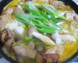A picture of step 10 of Sukiyaki-style Shio-koji Chicken with Egg.