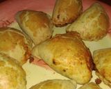 A picture of step 6 of Mandys spaghetti pockets.