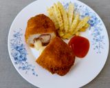 Foto langkah ke 6 dari resep Chicken Cordon Bleu.