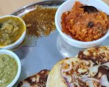 A picture of step 8 of Onion Uttapam, Sambar, Chutney,.