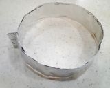 A picture of step 8 of Snowy White Cheesecake Made with Yogurt.