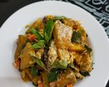 รูปขั้นตอนการทำที่ 5 ของ ฟักทองผัดไข่