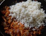 Foto del paso 5 de la receta: Omurice🤔 a mi manera🌰🥕🍳🍚🥓..!