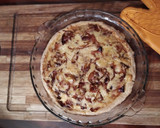 Foto del paso 10 de la receta: 🫓 Tarta Express de Queso, Jamón y Cebolla Caramelizada (¡Infalible!)