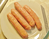 Foto del paso 1 de la receta: Salchichas al vino blanco con alcachofas y champiñones