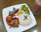 Hình bước làm 3 của món Gà nướng mật ong - nồi chiên không dầu
