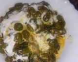 A picture of step 5 of Methi matar malai.
