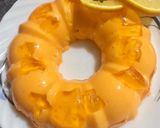 A picture of step 4 of Custard orange cake ❤️.