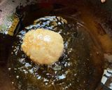 A picture of step 4 of Bihari Malpua.