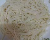 A picture of step 1 of Beef Chowmien.