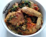 Foto langkah ke 5 dari resep Ayam Kemangi Bumbu Kuning.