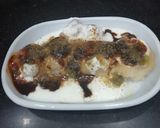 A picture of step 6 of Dahi Vada Chaat.