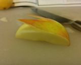 A picture of step 6 of Apple Bunnies.