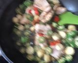 รูปขั้นตอนการทำที่ 3 ของ อกไก่ผักกระเจี๊ยบเขียวปาปริก้า🌶(คลีน)