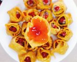 Hình bước làm 3 của món Há cảo hoa hồng