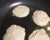 A picture of step 2 of 3 ingredient fake pancakes (made with oats and cottage cheese).