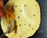 A picture of step 4 of Papad Rolls💕.