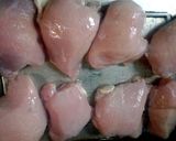 A picture of step 2 of baked chicken with rub.