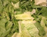 A picture of step 1 of Ham and Red Cabbage Salad.