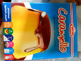 Vasito de tarta de queso naranja