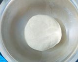 A picture of step 2 of Golgappe ki Puri (kasuri methi flavoured).