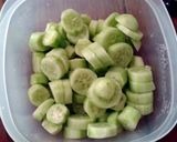 A picture of step 1 of creamy cucumber.