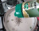 A picture of step 3 of Indian Masala Chai.