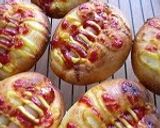 A picture of step 8 of Wiener Sausage Bread Rolls Using Homemade Bread Starter.