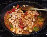 A picture of step 2 of Tofu chilli enchiladas:.