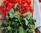 Medvehagymás, paradicsomos rizs (vegán) recept fázis 1 fotója