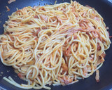 Foto del paso 3 de la receta: Pastas con jamón y salsa napolitana