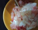 A picture of step 1 of Watermelon and milk🤩.