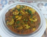 A picture of step 5 of Boiled eggs masala curry.