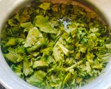 A picture of step 2 of Sarson ka saag 😋 (Punjabi style sarson ka saag) 😋😋.