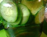 A picture of step 3 of Dark pickles.